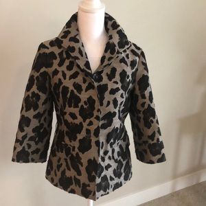Lafayette animal print jacket